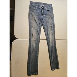 Escada Sport Jeans Lucy Blue Women Size 34 Medium Blue Distressed Skinny